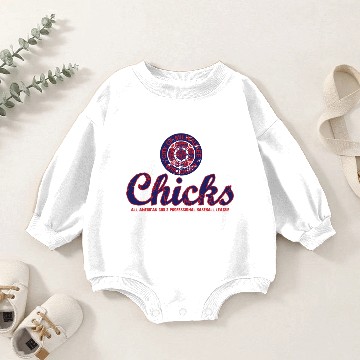 Discover Milwaukee Chicks - Defunct - Baby Romper Sweatshirts