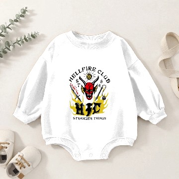 Discover Hellfire Club Baseball Baby Romper Sweatshirts Raglan Baby Romper Sweatshirts
