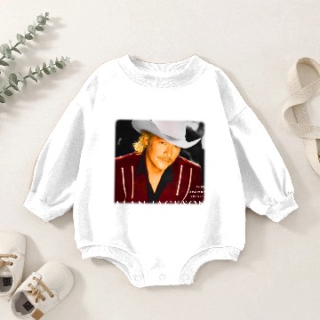 Discover Alan Jackson Retro Baby Romper Sweatshirts