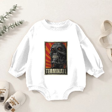 Discover Terminate! - Terminator - Baby Romper Sweatshirts
