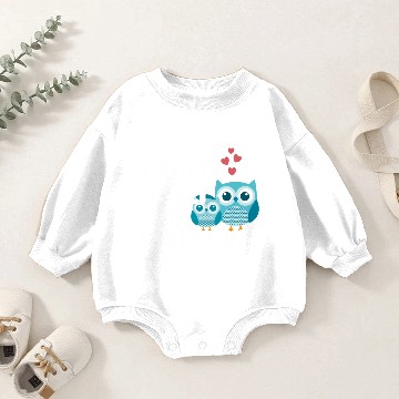 Discover Cute Owl Gift I Just Really Like Owls OK? Pullover Baby Romper Sweatshirts