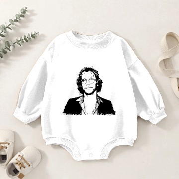 Discover Warren Zevon Portrait - Warren Zevon - Baby Romper Sweatshirts