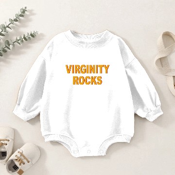 Discover Virginity Rocks Baby Romper Sweatshirts
