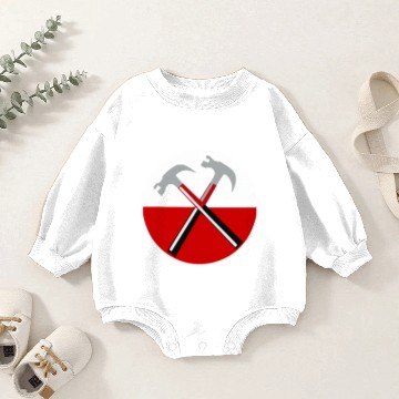 Discover Pink Floyd The Wall Hammers Baby Romper Sweatshirts
