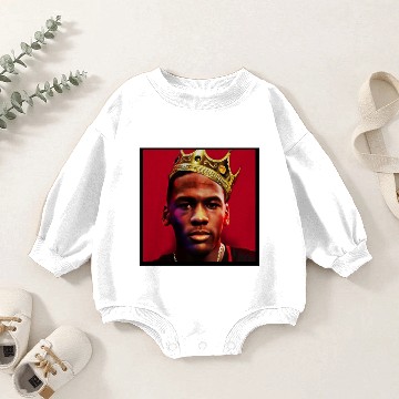 Discover Michael Jordan Crown Baby Romper Sweatshirts