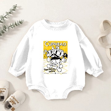 Discover Cuphead Don't Deal With The Devil Poster Baby Romper Sweatshirts