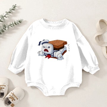 Discover Ghostly S'more - Ghostbusters - Baby Romper Sweatshirts