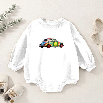 Discover Volkswagen Bug Lover Baby Romper Sweatshirts