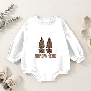 Discover I'd Rather Be Arrowhead Hunting Baby Romper Sweatshirts