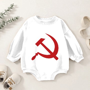 Discover Hammer and Sickle Baby Romper Sweatshirts