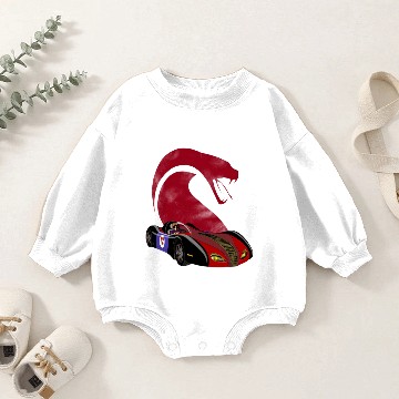 Discover Snake Oiler - Red Distressed - Speed Racer - Baby Romper Sweatshirts