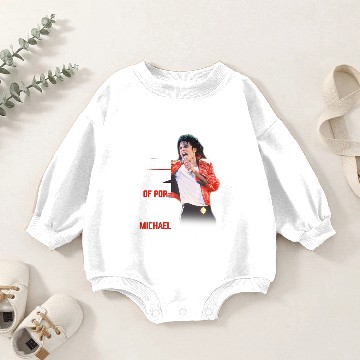 Discover Michael Jackson Black Baby Romper Sweatshirts