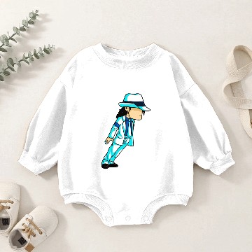 Discover King of Pop Smooth Criminal - Michael Jackson - Baby Romper Sweatshirts