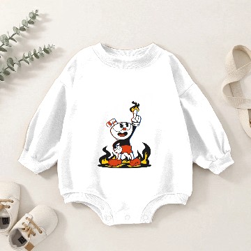 Discover It's A Knockout! - Cuphead - Cuphead - Baby Romper Sweatshirts