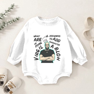 Discover Virgil Abloh Baby Romper Sweatshirts