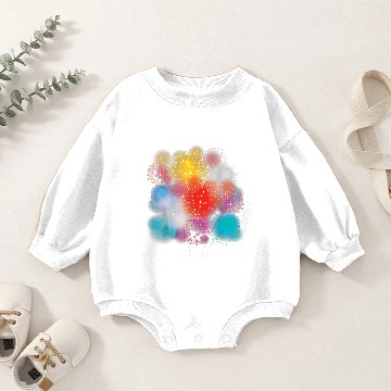 Discover Fireworks Pyro Explosion Baby Romper Sweatshirts