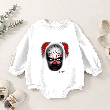 Discover Evil Clown Scary Black Baby Romper Sweatshirts