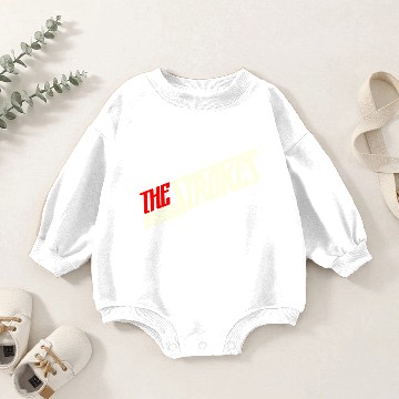 Discover The Strokes Logo Baby Romper Sweatshirts