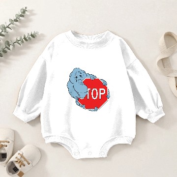 Discover Stop Sign Muncher - Ghostbusters - Baby Romper Sweatshirts