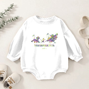 Discover Disneys The Lion King Splatter Silhouette Baseball Tees Baby Romper Sweatshirts