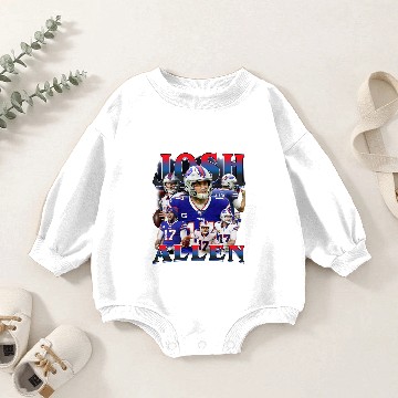 Discover Josh Allen Baby Romper Sweatshirts Graphic Baby Romper Sweatshirts
