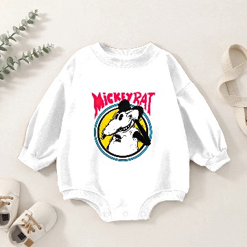 Discover Vintage Mickey Rat - Rat - Baby Romper Sweatshirts
