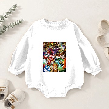 Discover Cuphead  Filter  Color Baby Romper Sweatshirts
