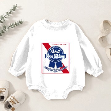 Discover Pabst Blue Ribbon Baby Romper Sweatshirts
