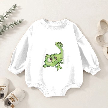 Discover Disneys tangled pascal sketch premium Hawaiians Baby Romper Sweatshirts