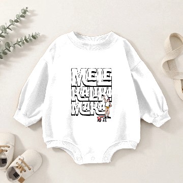 Discover Mele Kalikimaka Cousin Eddie at the Swimming Pool Baby Romper Sweatshirts
