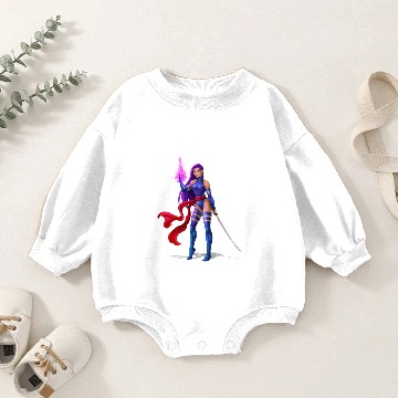 Discover Psylocke Baby Romper Sweatshirts