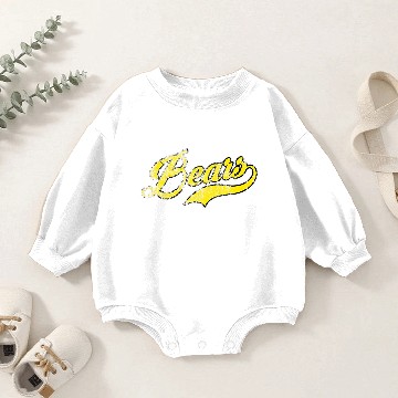 Discover Bad News Bears, distressed Baby Romper Sweatshirts