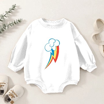 Discover Rainbow Dash Cutie Baby Romper Sweatshirts