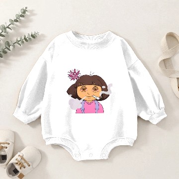 Discover Dora the Explorer Baby Romper Sweatshirts