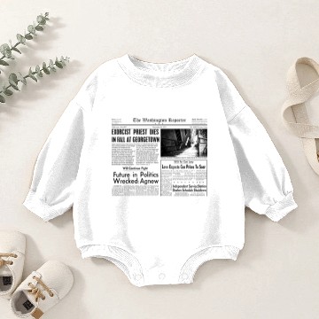 Discover The Exorcist Headlines Baby Romper Sweatshirts