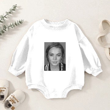 Discover Lindsay Lohan, 2013 Mugshot Baby Romper Sweatshirts