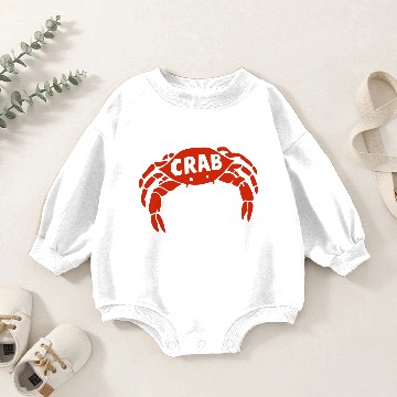 Discover Crab Records Baby Romper Sweatshirts