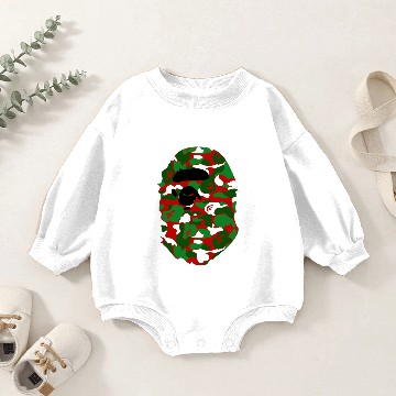 Discover A Bathing Ape Camo Big Ape Head 2016 Baby Romper Sweatshirts