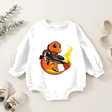 Discover Charmander Shepard Baby Romper Sweatshirts