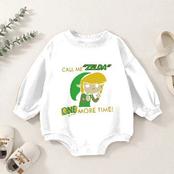 Discover Call Me Zelda One More Time Baby Romper Sweatshirts