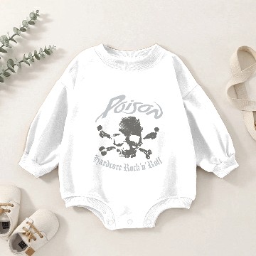 Discover Poison Hardcore Rock n Roll Baby Romper Sweatshirts