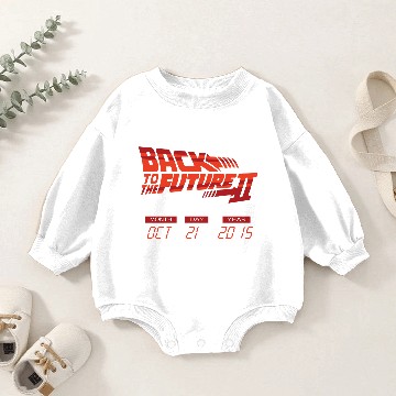 Discover New Back To The Future Ii Future Is Here Baby Romper Sweatshirts