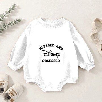 Discover Disneys blessed and Disneys obsessed Baseball Jerseys Baby Romper Sweatshirts