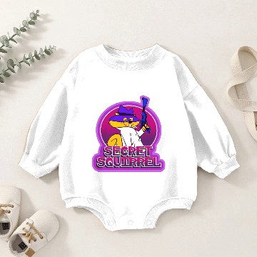 Discover Secret Squirrel Baby Romper Sweatshirts
