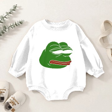 Discover Sad Frog Baby Romper Sweatshirts