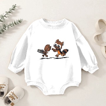 Discover Button! Baby Romper Sweatshirts