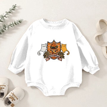 Discover Cheese burger Baby Romper Sweatshirts