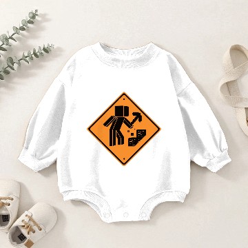 Discover Construction Zone Baby Romper Sweatshirts