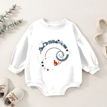 Discover Digital Playground Baby Romper Sweatshirts