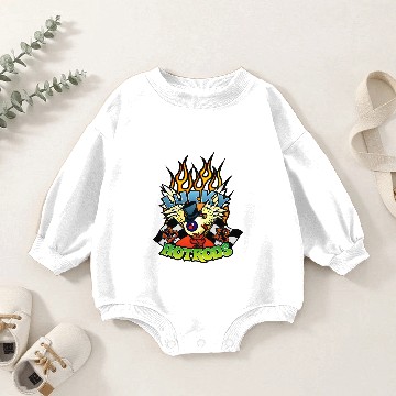 Discover Lucky 13 Hot Rods Baby Romper Sweatshirts